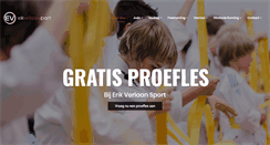 Desktop Screenshot of erikverlaansport.nl